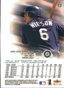 2000 SkyBox #13 Dan Wilson Back