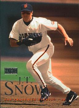 2000 SkyBox #55 J.T. Snow Front