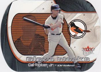 2002 Ultra - Glove Works #3GW Cal Ripken Jr.  Front
