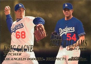 2000 SkyBox Dominion #292 Eric Gagne / Jeff Williams Front