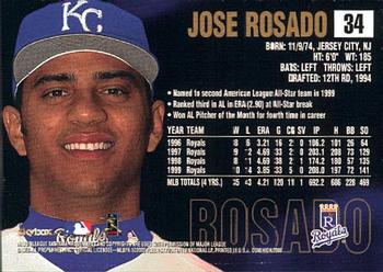 2000 SkyBox Dominion #34 Jose Rosado Back