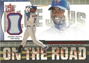 2002 Ultra - On the Road Game Jersey #NNO Carlos Delgado  Front