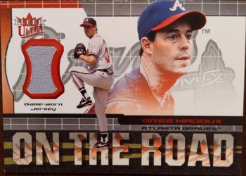 2002 Ultra - On the Road Game Jersey #NNO Greg Maddux  Front