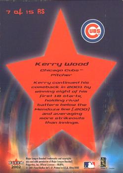 2002 Ultra - Rising Stars #7RS Kerry Wood  Back