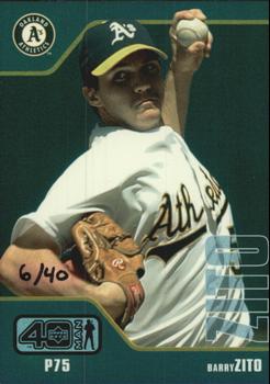 2002 Upper Deck 40-Man - Electric Rainbow #41 Barry Zito  Front