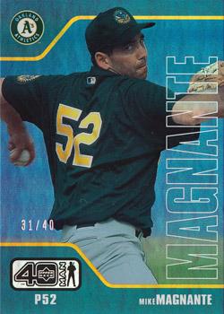 2002 Upper Deck 40-Man - Electric Rainbow #44 Mike Magnante  Front