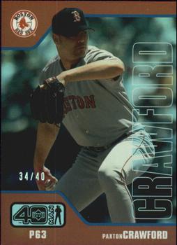 2002 Upper Deck 40-Man - Electric Rainbow #272 Paxton Crawford  Front
