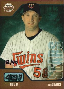 2002 Upper Deck 40-Man - Electric Rainbow #391 Todd Sears  Front