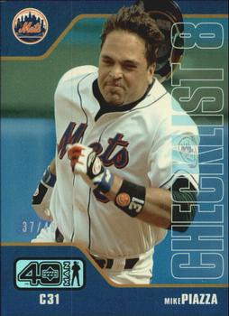 2002 Upper Deck 40-Man - Electric Rainbow #1178 Mike Piazza Front