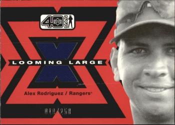 2002 Upper Deck 40-Man - Looming Large #L-AR Alex Rodriguez  Front