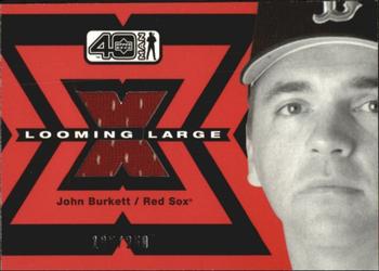 2002 Upper Deck 40-Man - Looming Large #L-JBu John Burkett  Front
