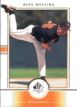 2000 SP Authentic #21 Mike Mussina Front