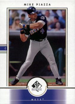 2000 SP Authentic #70 Mike Piazza Front