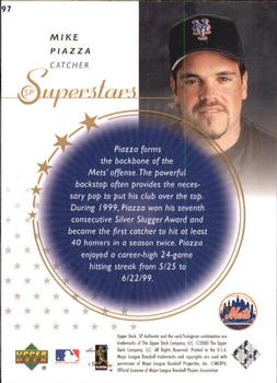 2000 SP Authentic #97 Mike Piazza Back