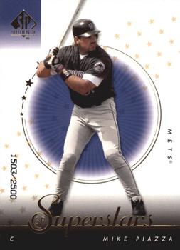 2000 SP Authentic #97 Mike Piazza Front