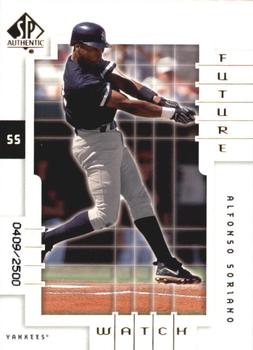 2000 SP Authentic #112 Alfonso Soriano Front