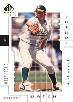 2000 SP Authentic #136 Barry Zito Front