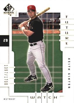 2000 SP Authentic #154 Keith Ginter Front