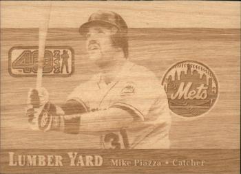 2002 Upper Deck 40-Man - Lumber Yard #LY9 Mike Piazza  Front