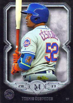 2017 Topps Museum Collection #40 Yoenis Cespedes Front
