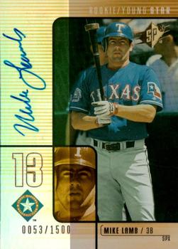 2000 SPx #136 Mike Lamb Front
