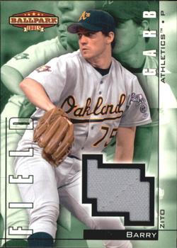2002 Upper Deck Ballpark Idols - Field Garb Jerseys #FG-BZ Barry Zito  Front
