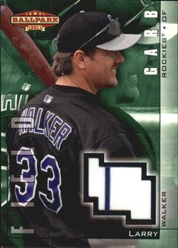 2002 Upper Deck Ballpark Idols - Field Garb Jerseys #FG-LW Larry Walker  Front