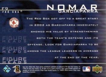 2002 Upper Deck Ballpark Idols - Figure-Heads #F9 Nomar Garciaparra  Back