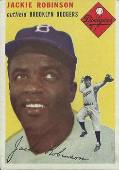 1954 Topps Canadian #10 Jackie Robinson Front