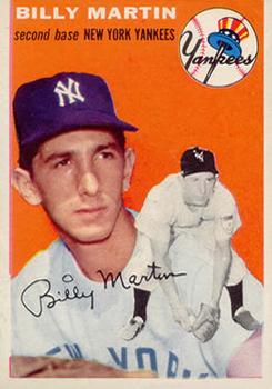 1954 Topps Canadian #13 Billy Martin Front