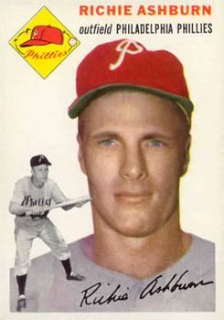 1954 Topps Canadian #45 Richie Ashburn Front