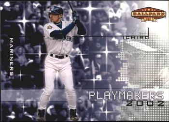2002 Upper Deck Ballpark Idols - Playmakers #P15 Ichiro Front