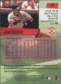2000 Stadium Club #119 John Valentin Back