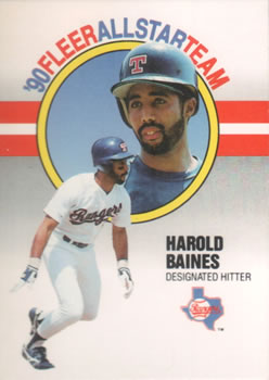 1990 Fleer - '90 Fleer All-Star Team #1 Harold Baines Front
