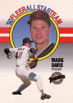 1990 Fleer - '90 Fleer All-Star Team #3 Mark Davis Front