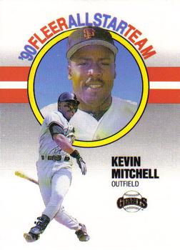 1990 Fleer - '90 Fleer All-Star Team #6 Kevin Mitchell Front