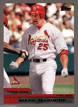 2000 Topps #1 Mark McGwire Front
