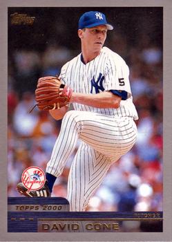 2000 Topps #138 David Cone Front