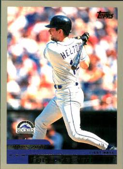 2000 Topps #395 Todd Helton Front