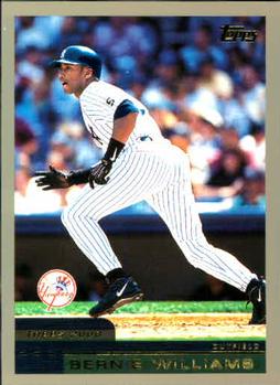 2000 Topps #396 Bernie Williams Front