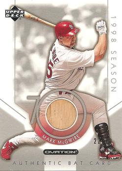 2002 Upper Deck Ovation - Authentic McGwire #AM-B Mark McGwire Front