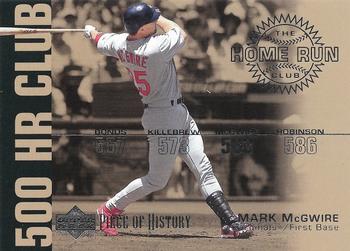 2002 Upper Deck Piece of History - 500 Home Run Club #HR7 Mark McGwire  Front