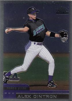 2000 Topps Chrome Traded & Rookies #T14 Alex Cintron Front