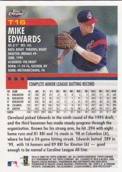 2000 Topps Chrome Traded & Rookies #T16 Mike Edwards Back