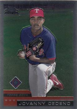 2000 Topps Chrome Traded & Rookies #T43 Jovanny Cedeno Front
