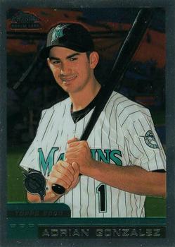 2000 Topps Chrome Traded & Rookies #T81 Adrian Gonzalez Front