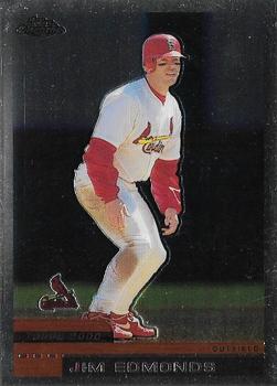 2000 Topps Chrome Traded & Rookies #T91 Jim Edmonds Front