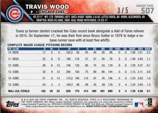 2016 Topps Mini - Red #507 Travis Wood Back