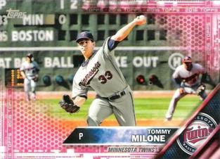2016 Topps Mini - Red #624 Tommy Milone Front
