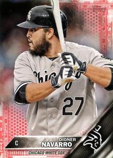 2016 Topps Mini - Red #651 Dioner Navarro Front